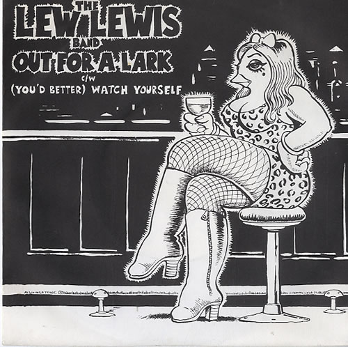 Lew Lewis Out For A Lark - A Label 7" vinyl single (7 inch record / 45) UK LWZ07OU592777