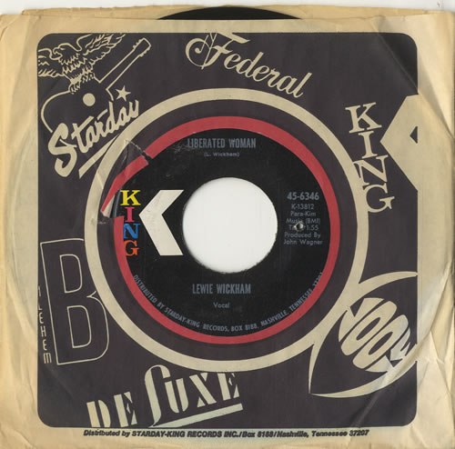 Lewie Wickham Liberated Woman 7" vinyl single (7 inch record / 45) US L7007LI598954