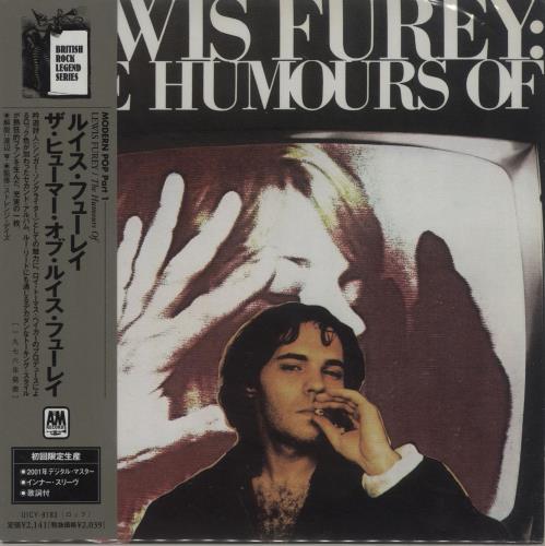 Lewis Furey The Humours Of CD album (CDLP) Japanese O-9CDTH685118