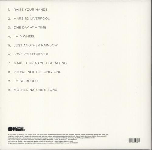 Liam Gallagher & John Squire Liam Gallagher John Squire - Split Blue & Red Vinyl vinyl LP album (LP record) UK 5ZBLPLI874559