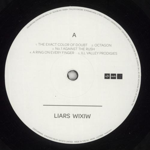 Liars WIXIW - 180 Gram Vinyl vinyl LP album (LP record) UK LRSLPWI865567