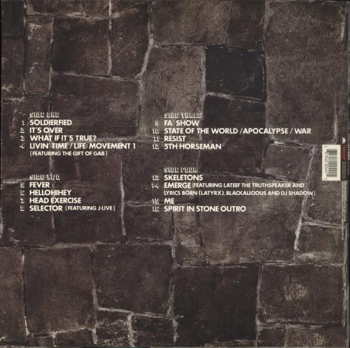 Lifesavas Spirit In Stone 2-LP vinyl record set (Double LP Album) UK LFS2LSP855110