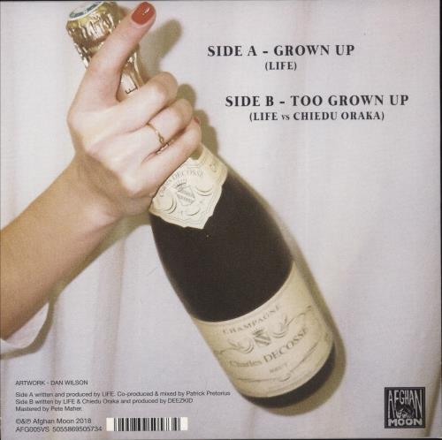 Life Grown Up 7" vinyl single (7 inch record / 45) UK IFE07GR883635