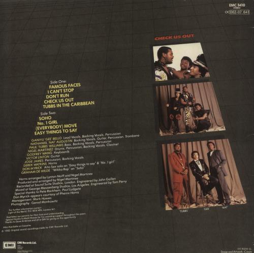 Light Of The World Check Us Out vinyl LP album (LP record) UK LA3LPCH586851