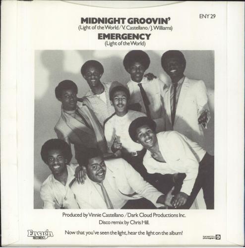 Light Of The World Midnight Groovin' 7" vinyl single (7 inch record / 45) UK LA307MI802853
