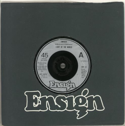 Light Of The World Swingin' 7" vinyl single (7 inch record / 45) UK LA307SW714246
