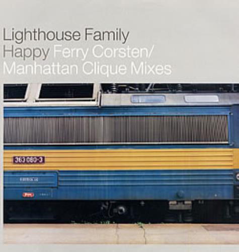 Lighthouse Family Happy 12" vinyl single (12 inch record / Maxi-single) UK LHF12HA216305