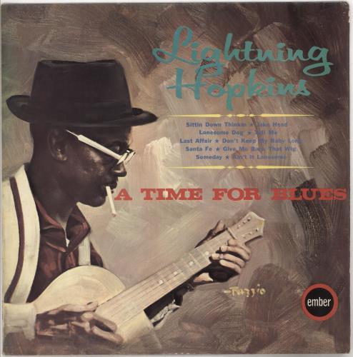 Lightnin' Hopkins A Time For Blues vinyl LP album (LP record) UK LHHLPAT729093