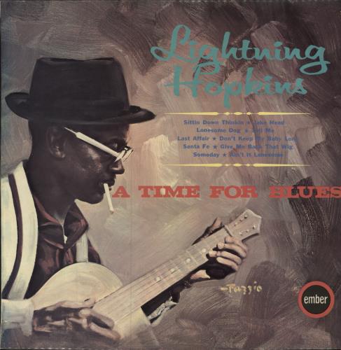 Lightnin' Hopkins A Time For Blues vinyl LP album (LP record) UK LHHLPAT783426
