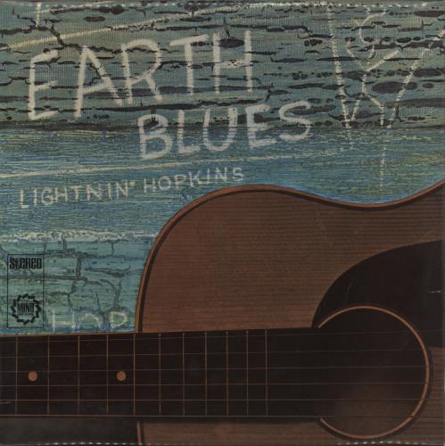 Lightnin' Hopkins Earth Blues vinyl LP album (LP record) UK LHHLPEA868334