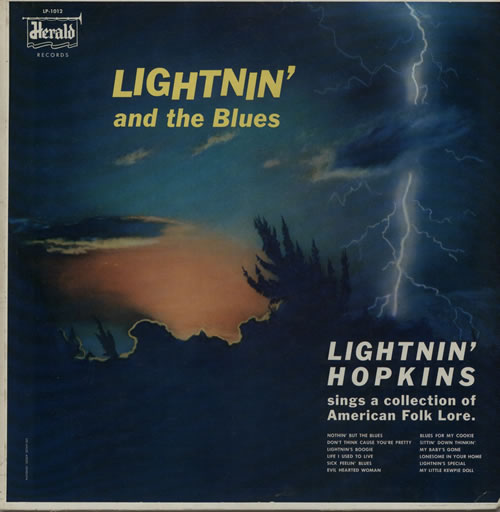 Lightnin' Hopkins Lightnin' And The Blues - 1st vinyl LP album (LP record) US LHHLPLI632339