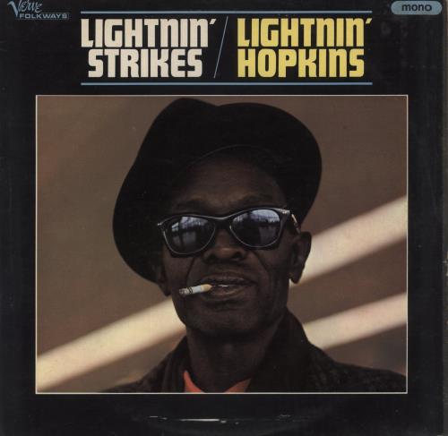 Lightnin' Hopkins Lightnin' Strikes - VG vinyl LP album (LP record) UK LHHLPLI856425
