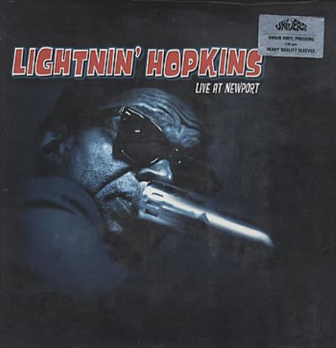 Lightnin' Hopkins Live At Newport vinyl LP album (LP record) US LHHLPLI321323