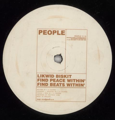Likwid Biskit Find Peace Within' 12" vinyl single (12 inch record / Maxi-single) UK 9JW12FI868869