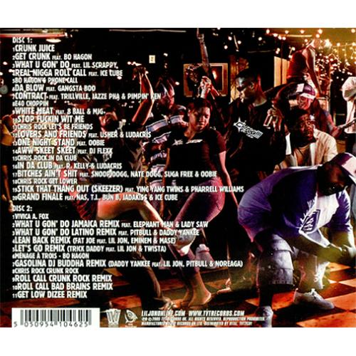 Lil Jon Crunk Juice 2 CD album set (Double CD) UK LFJ2CCR413895
