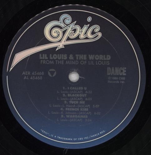 Lil Louis From The Mind Of Lil Louis - stickered shrink vinyl LP album (LP record) US LIILPFR848145