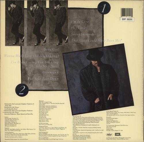 Lillo Thomas Lillo vinyl LP album (LP record) US LT-LPLI874394