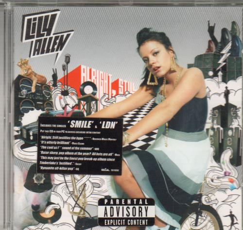 Lily Allen Alright, Still CD album (CDLP) UK LL8CDAL365380