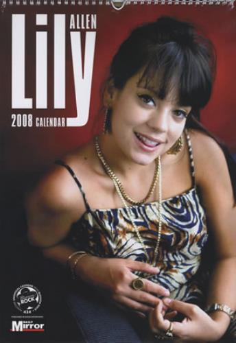 Lily Allen Calendar 2008 calendar UK LL8CACA400735