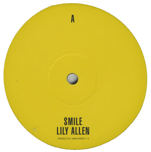 Lily Allen Smile 12" vinyl single (12 inch record / Maxi-single) UK LL812SM432881