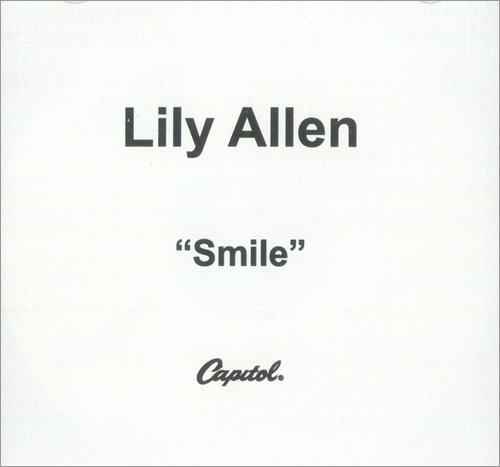 Lily Allen Smile CD-R acetate US LL8CRSM499065
