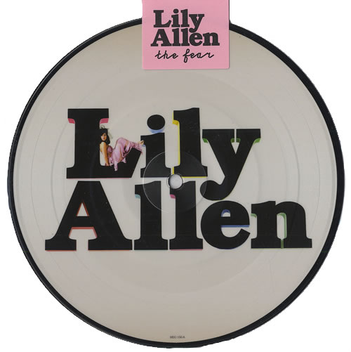 Lily Allen The Fear 7" vinyl picture disc (7 inch picture disc single) UK LL87PTH457994