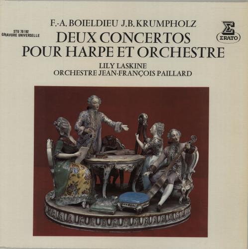 Lily Laskine F.A. Boieldieu: Concerto Pour Harpe et Orchestre / J.B. Krumpholz: Concerto No. 6 Pour Harpe et Orch vinyl LP album (LP record) French O08LPFA674643