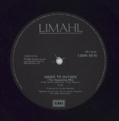 Limahl Inside To Outside 12" vinyl single (12 inch record / Maxi-single) UK LIM12IN117874