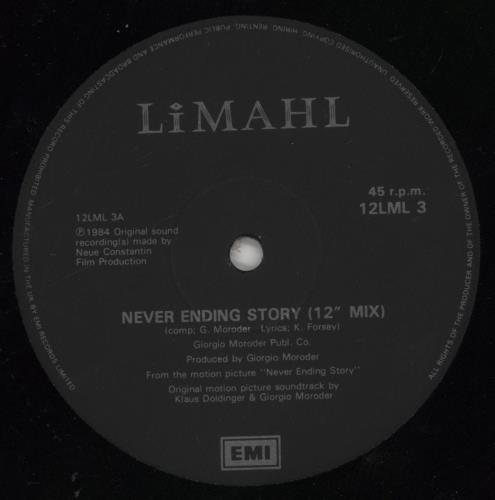 Limahl The NeverEnding Story 12" vinyl single (12 inch record / Maxi-single) UK LIM12TH16112
