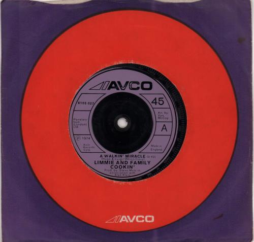 Limmie And Family Cookin' A Walkin' Miracle 7" vinyl single (7 inch record / 45) UK L+F07AW564170