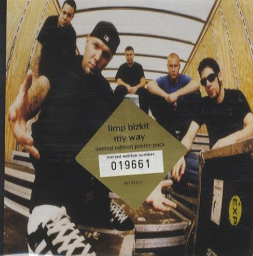 Limp Bizkit My Way + Poster CD single (CD5 / 5") UK BZKC5MY251680
