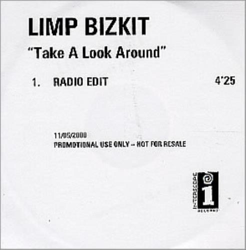 Limp Bizkit Take A Look Around CD-R acetate UK BZKCRTA158598