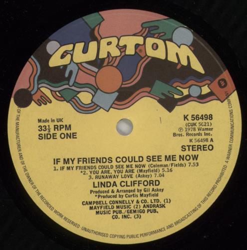 Linda Clifford If My Friends Could See Me Now vinyl LP album (LP record) UK LCLLPIF497320