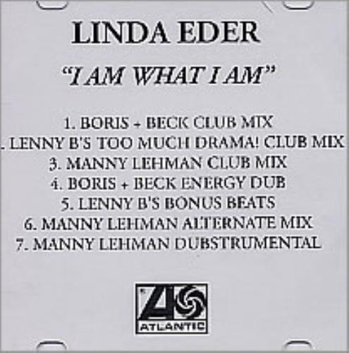 Linda Eder I Am What I Am CD-R acetate US LEDCRIA264427