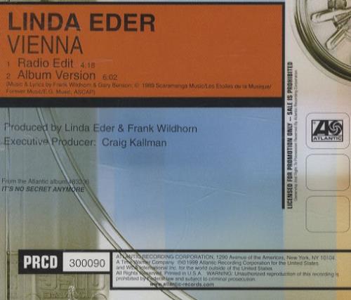 Linda Eder Vienna CD single (CD5 / 5") US LEDC5VI245694