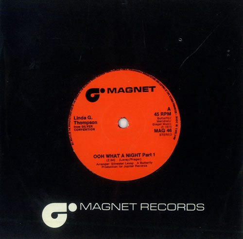 Linda G. Thompson Ooh What A Night 7" vinyl single (7 inch record / 45) UK LQT07OO494861