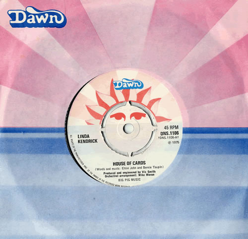 Linda Kendrick House Of Cards 7" vinyl single (7 inch record / 45) UK L4Q07HO564509