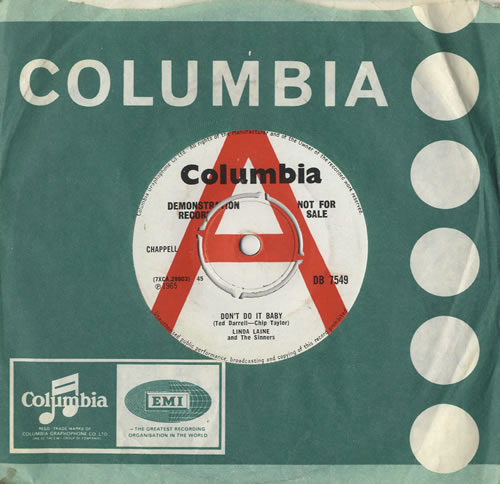 Linda Laine Don't Do It Baby 7" vinyl single (7 inch record / 45) UK 3LL07DO472740