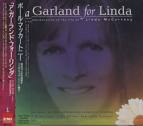 Linda McCartney A Garland For Linda CD album (CDLP) Japanese LMCCDAG368554