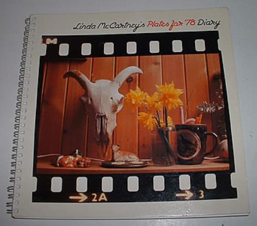 Linda McCartney Linda McCartney's Plates For '78 Diary memorabilia UK LMCMMLI325074
