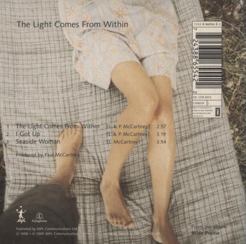 Linda McCartney The Light Comes From Within CD single (CD5 / 5") UK LMCC5TH130149