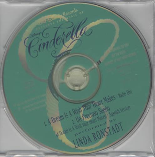 Linda Ronstadt A Dream Is A Wish Your Heart Makes CD single (CD5 / 5") US LIRC5AD355669