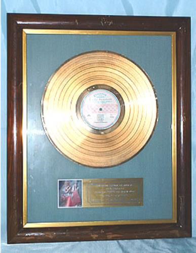 Linda Ronstadt Canciones De Mi Padre award disc Mexican LIRAWCA292103