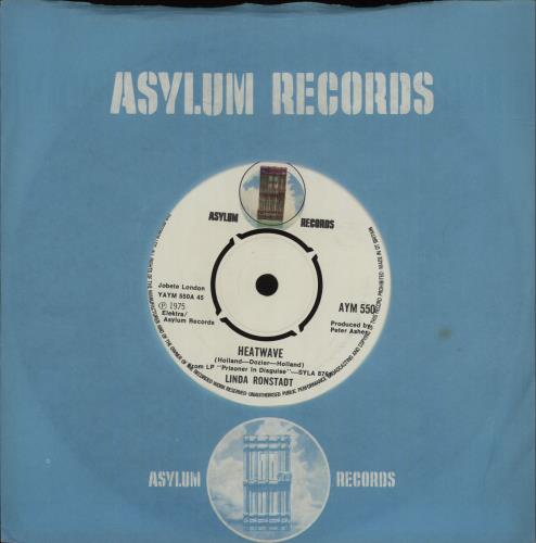 Linda Ronstadt Heatwave 7" vinyl single (7 inch record / 45) UK LIR07HE240795