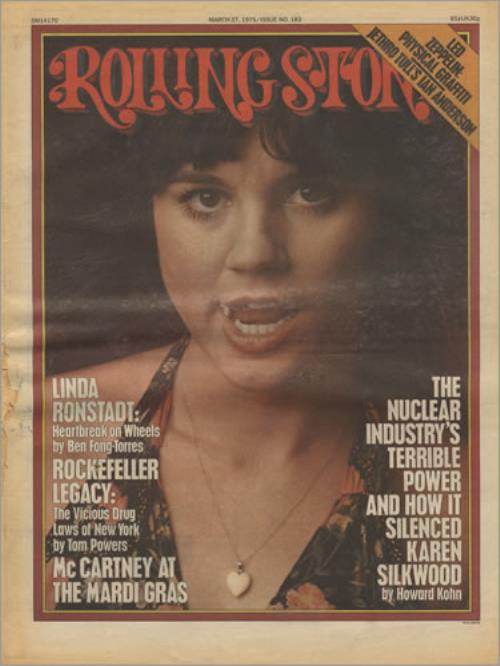 Linda Ronstadt Rolling Stone - March 1975 magazine US LIRMARO351344