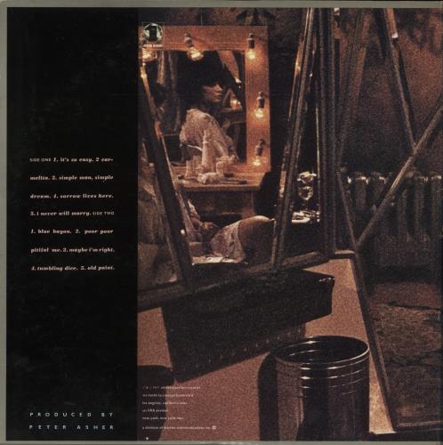 Linda Ronstadt Simple Dreams vinyl LP album (LP record) Japanese LIRLPSI137867