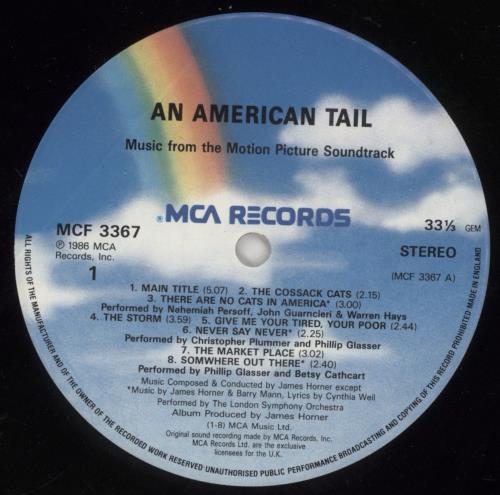 Linda Ronstadt Somewhere Out There vinyl LP album (LP record) UK LIRLPSO375851