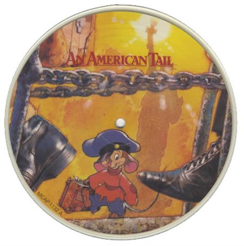 Linda Ronstadt Somewhere Out There 7" vinyl picture disc (7 inch picture disc single) UK LIR7PSO408040