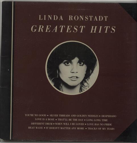 Linda Ronstadt Greatest Hits vinyl LP album [LP record) UK LIRLPGR251145