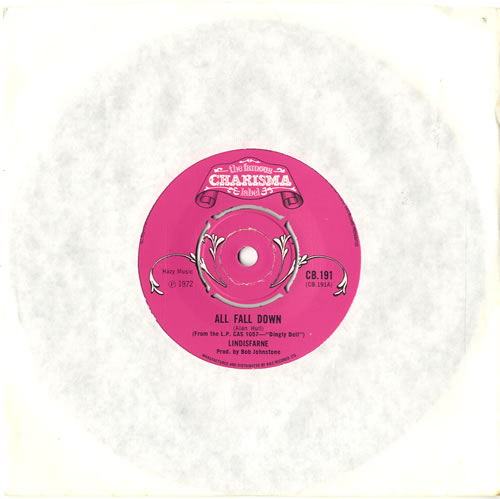 Lindisfarne All Fall Down 7" vinyl single (7 inch record / 45) UK LSF07AL600777